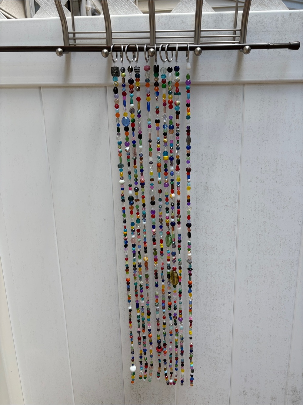 10 strands 32 inches glass beads strands